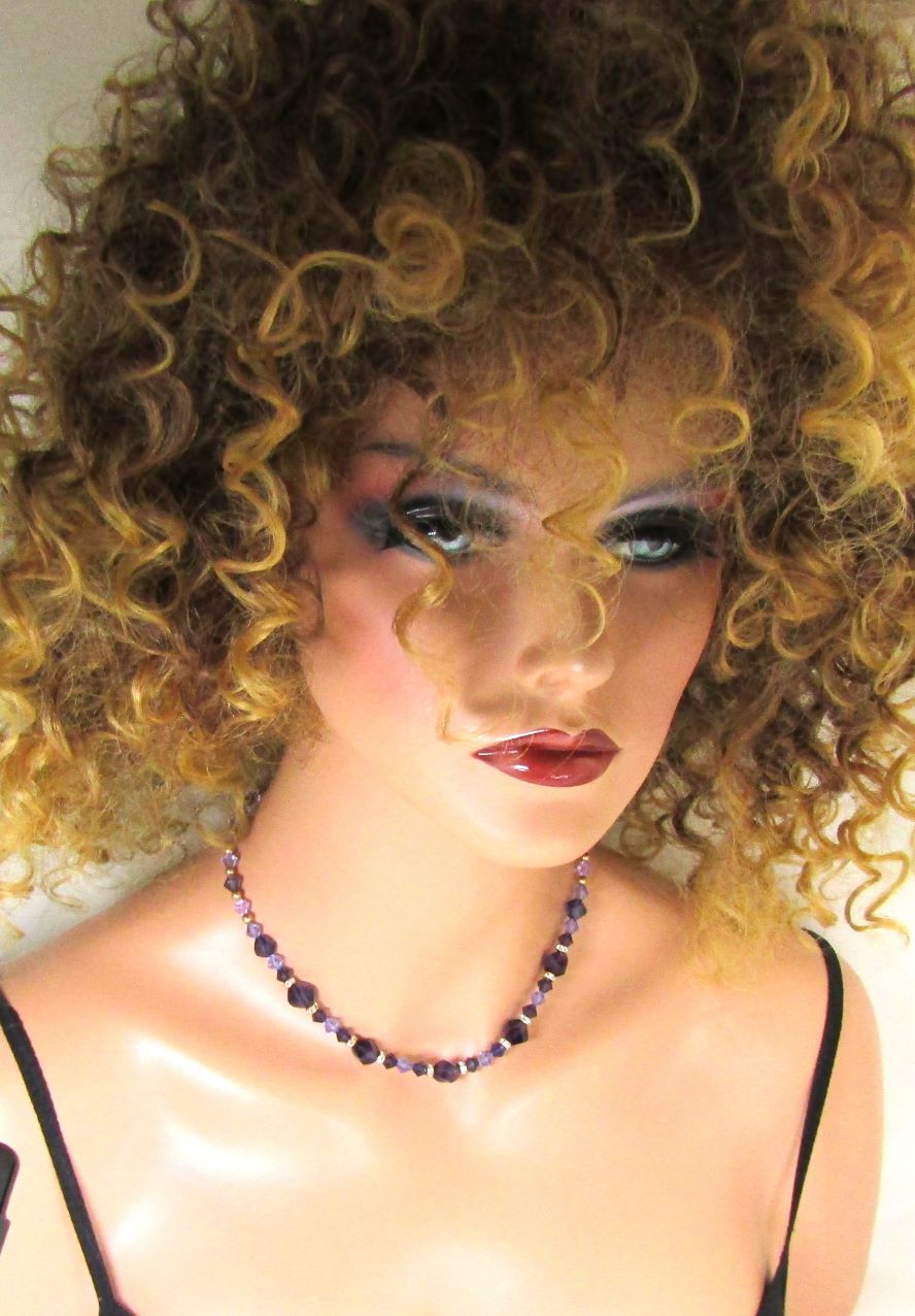 Purple Crystal Necklace