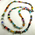 Delicate Mixed Rainbow Natural Gemstone Necklace Extra Long