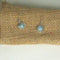 lue California Jade Drop Earrings Blue Gemstones