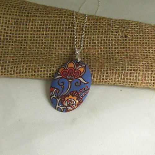 Blue Handmade Artisan Pendant 