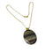 Gemstone Pendant Necklace Brown