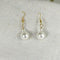 White Pearl Drop Earrings