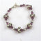 Purple Handmade Lampwork Beaded Bracelet - VP's Jewelry