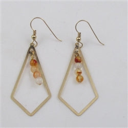 Long and Dangling Carnelian Earrings - VP's Jewelry