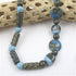 Turquoise and Green African Bead Kazuri Necklace - VP's Jewelry