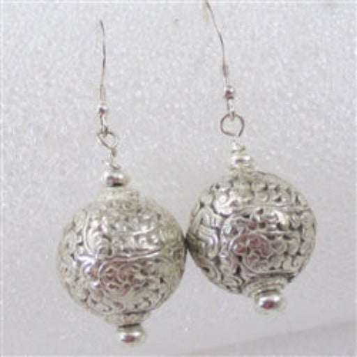 Endless Knot Thia Silver Drop Earrings - VP's Jewelry