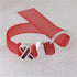 Red Awareness Ribbon Bracelet Buckle Clasp Soft Vinyl Cord - VP's Jewelry