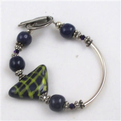 Handmade Purple Beaded Kazuri Bracelet - VP's Jewelry
