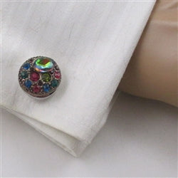 Multi-stone Multi-colored Cuff Links - VP's Jewelry
