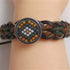 Brown Leather & Paracord Braided Bracelet Unisex - VP's Jewelry