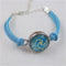 Kid's Blue Suede Bracelet Aqua - VP's Jewelry