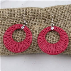 Bold Magenta Earrings Uniquely Different Jewelry - VP's Jewelry