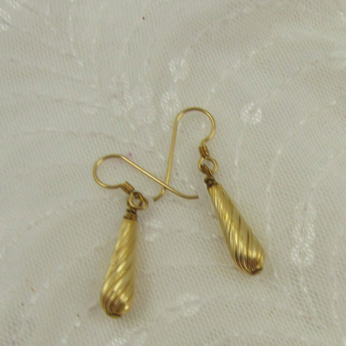 Gold Teardrop Earrings - VP's Jewelry