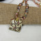 Pink & Cream Handmade Artisan Bead Necklace - VP's Jewelry