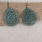Fern Patina Teardrop Earrings Big - VP's Jewelry