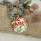 Handmade Red Carnation Artisan Pendant Necklace - VP's Jewelry