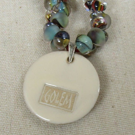 Handmade Red Carnation Artisan Pendant Necklace - VP's Jewelry