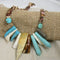 Unique Statement Necklace Rustic Look - VP's Jewelry