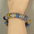 African Trade Bead Stretch Bracelet Multi-colored - VP's Jewelry