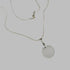 Frosted Clear Sea Glass pendant Necklace - VP's Jewelry