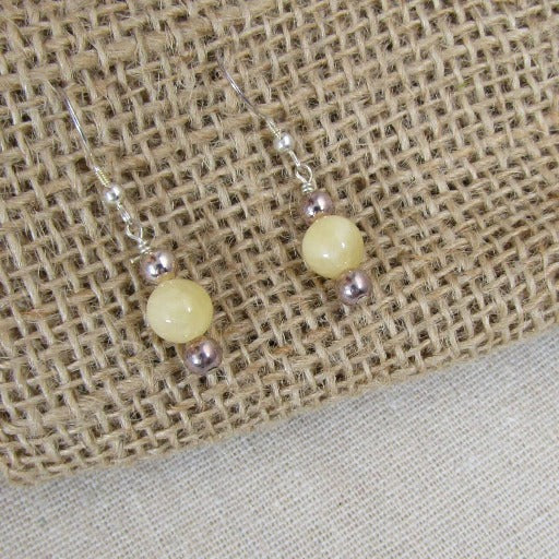 Honey Stone Earrings