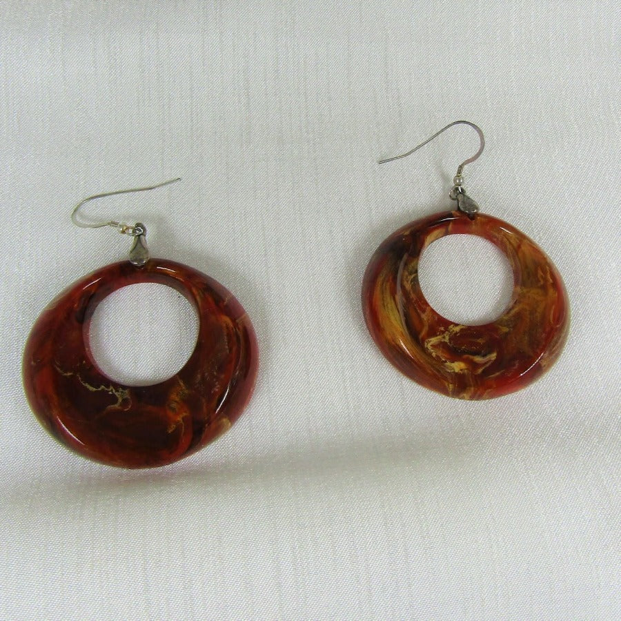Bold Copper & Gold Hoop Earrings - VP's Jewelry