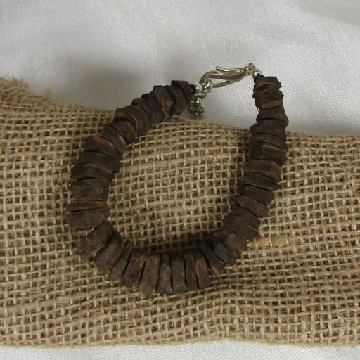 Men's Brown Rustic Gemstone Bracelet - VP's Jewelry