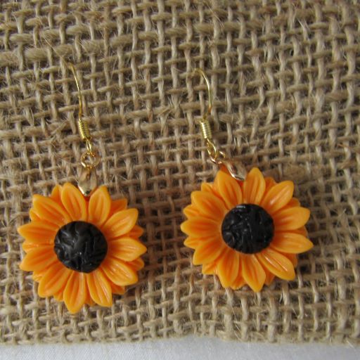Cute Sunflower Earrings - VP's Jewelry