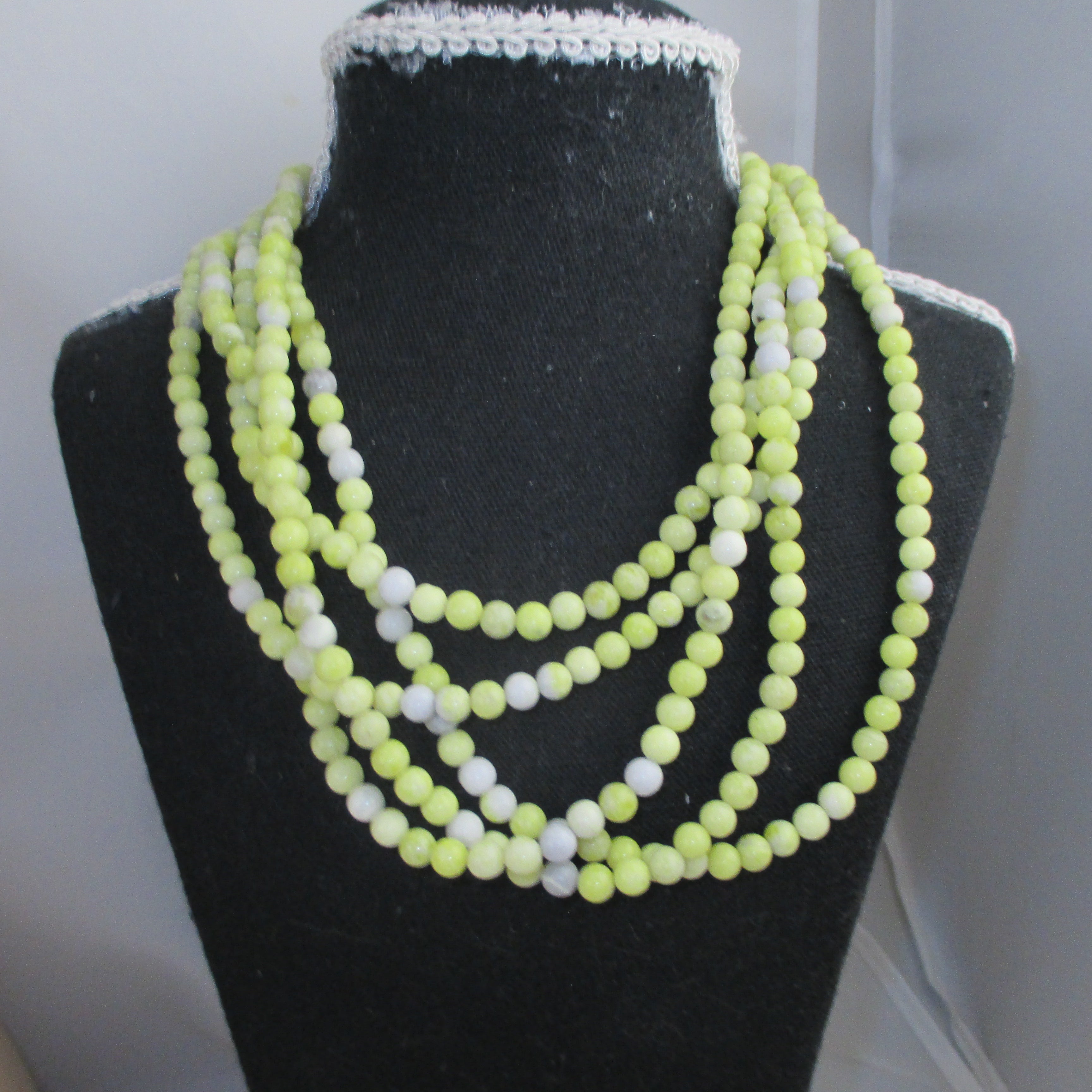 New Jade Gemstone Necklace - VP's Jewelry