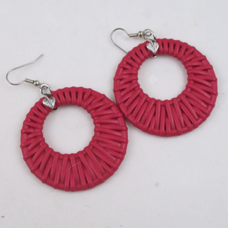 Bold Magenta Earrings Uniquely Different Jewelry - VP's Jewelry