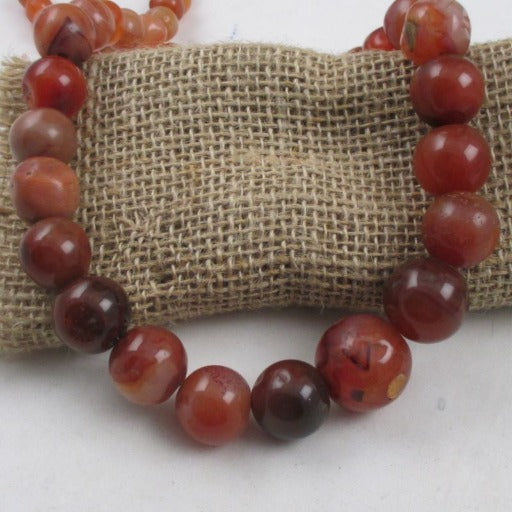 Carnelian Gemstone Beaded Necklace - VP's Jewelry