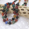 Multi-colored Agate Double Strand Classic Beaded Necklace - VP's Jewelry