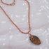 Rare Palm Wood Gemstone Pendant Copper Necklace - VP's Jewelry