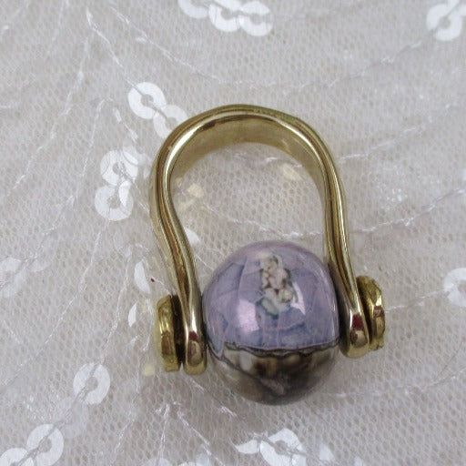 An interchangeable Fun Bead Rings Size 7