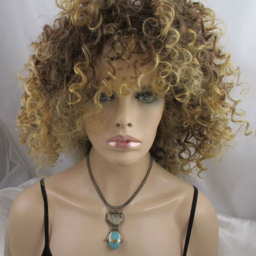 African Antique Silver & Turquoise Pendant Necklace - VP's Jewelry