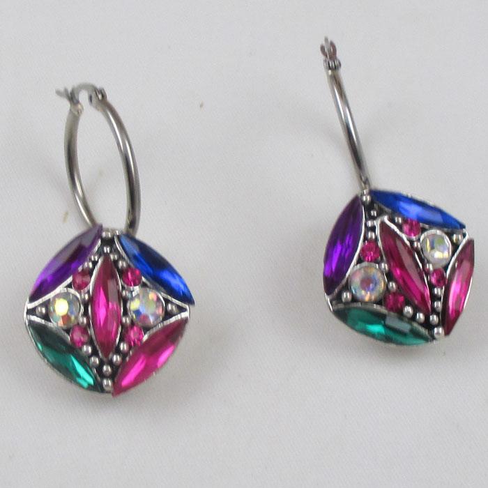unique crystal earrings
