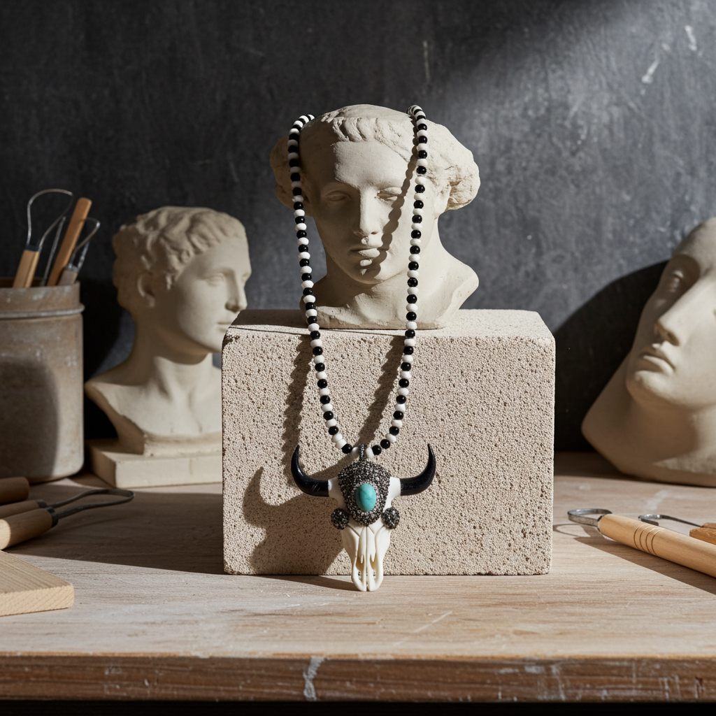 Man's brown Necklace