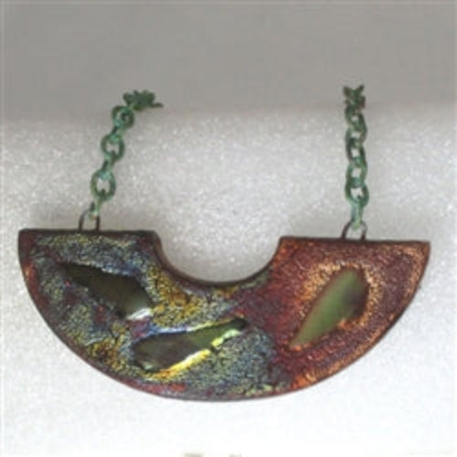 Raku Bib Necklace