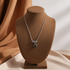 Classic Brown Crystal  Pendant Necklace
