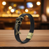 Antique Gold Mermaid On Brown Leather Bracelet