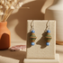 Mood Twilight Blue Mirage Bead Earrings