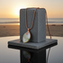 Jasper Pendant on Copper Chain Necklace