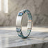 Blue Leather Bracelet For A Woman ID Style