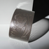 Stunning Brown Wide Tooled Leather Cuff Bracelet Unisex
