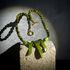 Green Gemstone Bib Necklace