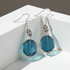 Turquoise Crystal Drop Earrings