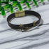 Antique Gold Mermaid On Brown Leather Bracelet