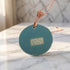 Turquoise Floral Artisan Bead Pendant Necklace