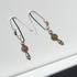 Agate Gemstone and Sterling Silver Earrings