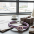 Man's Grape Leather Cord Bracelet